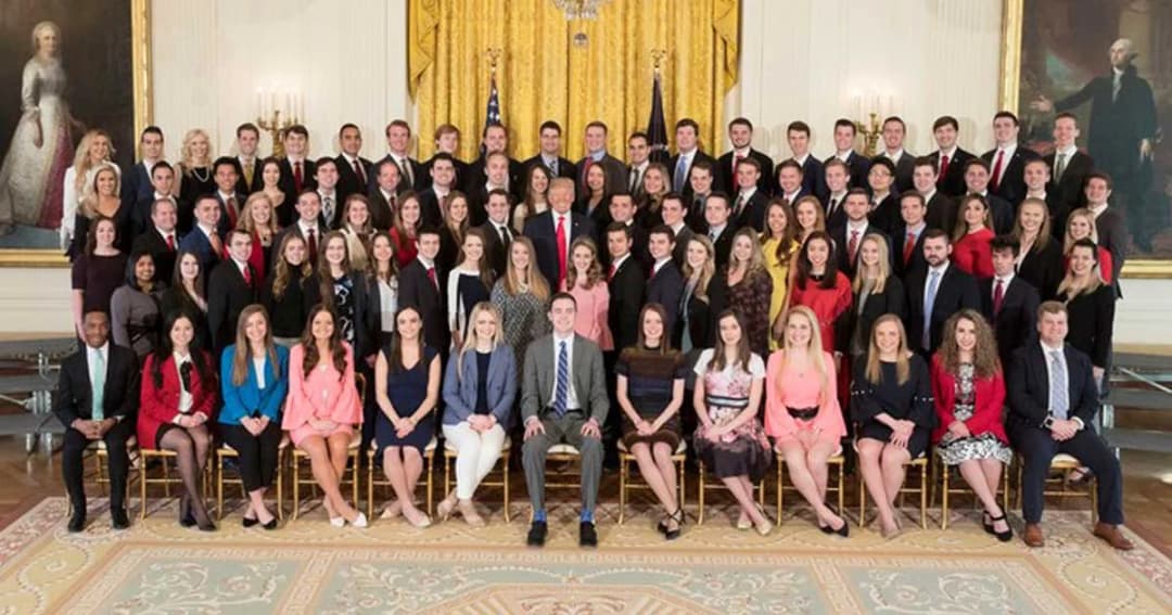 โซเชียลฮือฮา เด็กฝึกงานทำเนียบขาวปีนี้ ขาดความหลากหลาย