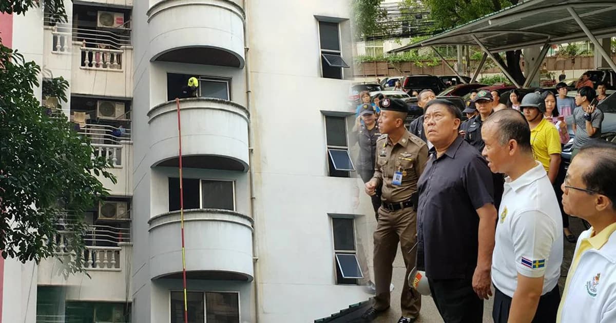 ราชเทวีอะพาร์ตเมนต์ ไม่มีระบบป้องกันอัคคีภัย