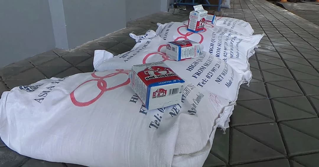 สกัดเข้ม ! กัมพูชา ลอบนำ ‘แป้งขนมปังฝรั่งเศส’ ซุกรถเข็นเข้าไทย