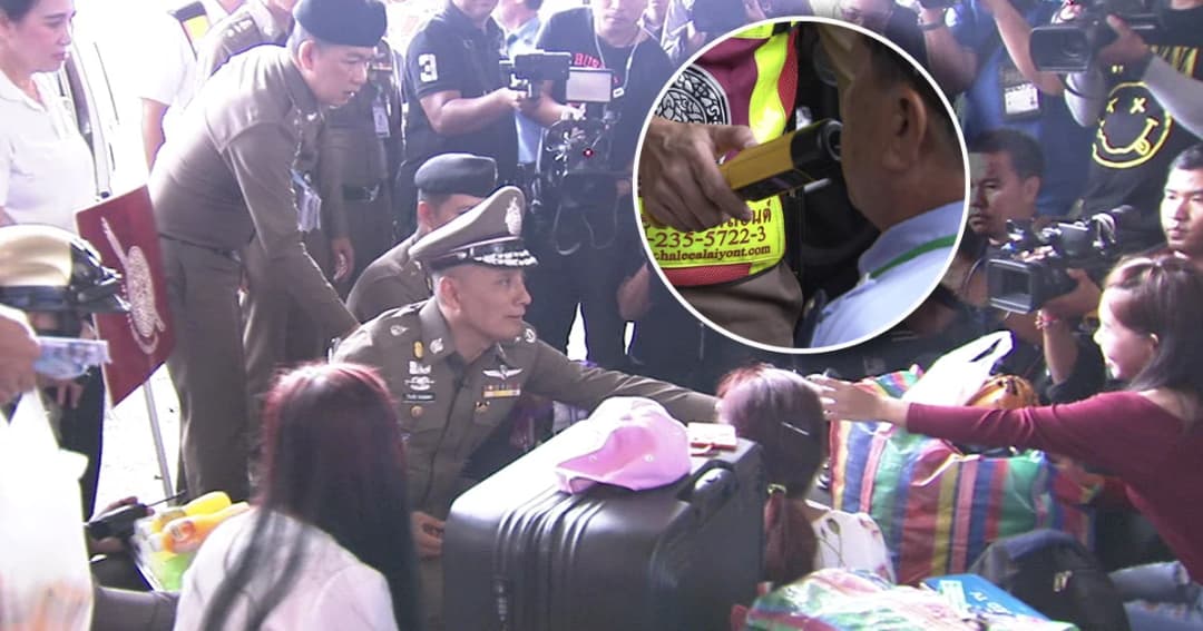 คุมเข้มก่อนเดินทาง! ตร.ตรวจคนขับและรถโดยสารขนส่งหมอชิต