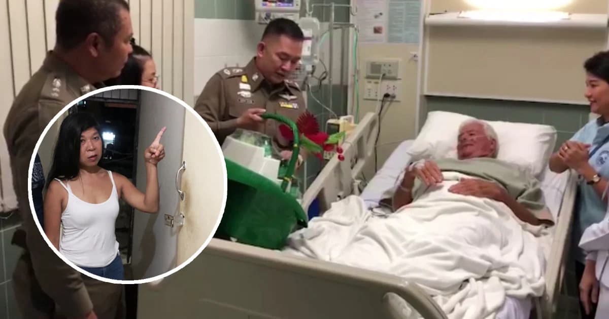 สาวไทยแค้น เฒ่าฝรั่งบอกเลิก-ไล่จากห้อง คว้ามีดแทงเจ็บ