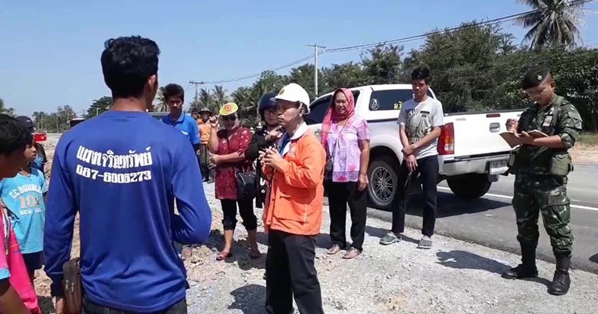 การทางกุยบุรีลงสำรวจขยายถนนทำน้ำท่วม ยังไม่มีข้อสรุป