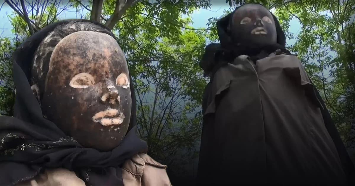 เจ้าของสวนสุดทน ถูกโจรขโมยมะพร้าวถี่ สร้าง “หุ่นผีกันโจร”