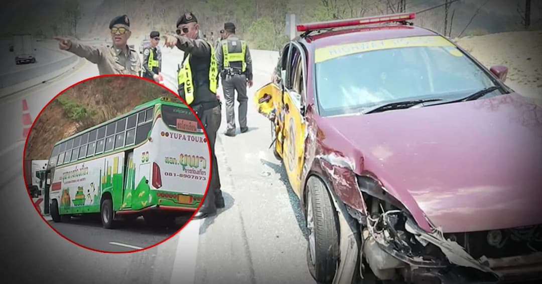 ชนซ้ำซ้อน ! นักวิชาการกสร.ถูกรถบัสชนดับ ขณะตรวจสอบอุบัติเหตุโค้งดอยรวก