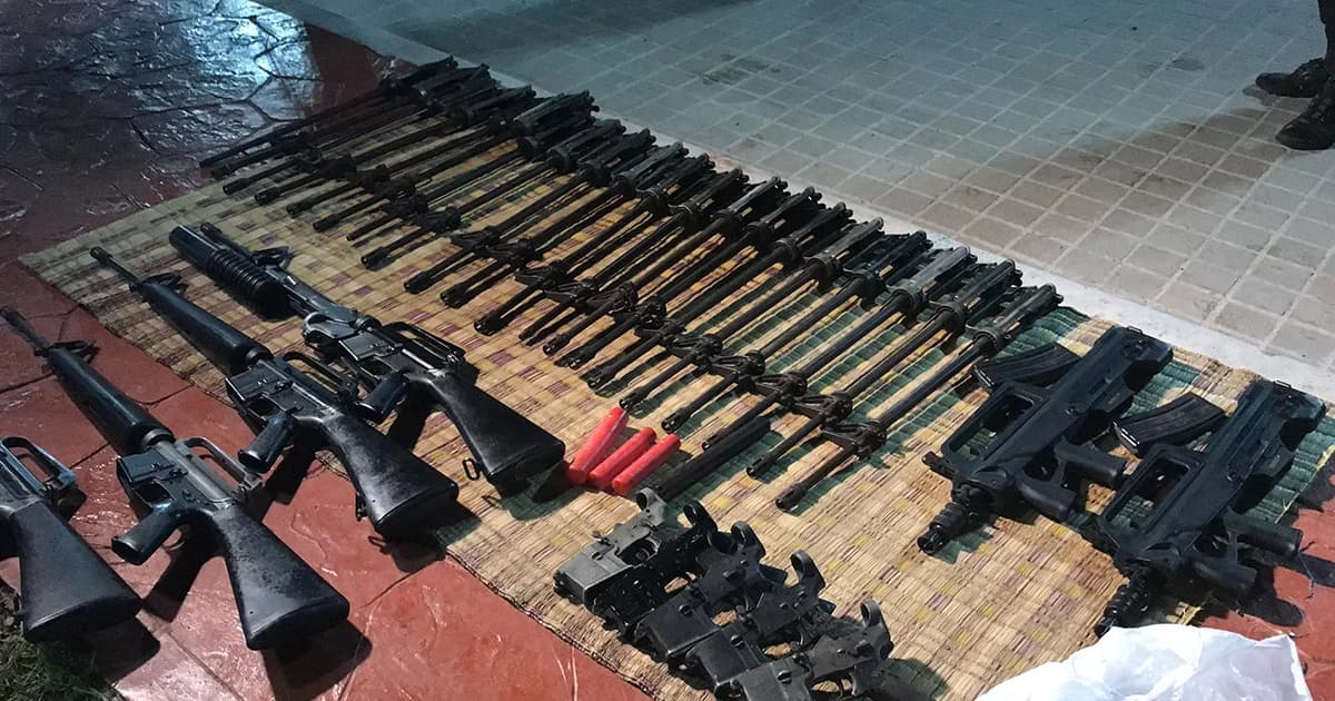 ผงะ! ตั้งด่านสงกรานต์พบอาวุธสงครามอื้อ ลอบขนจากประเทศเพื่อนบ้าน