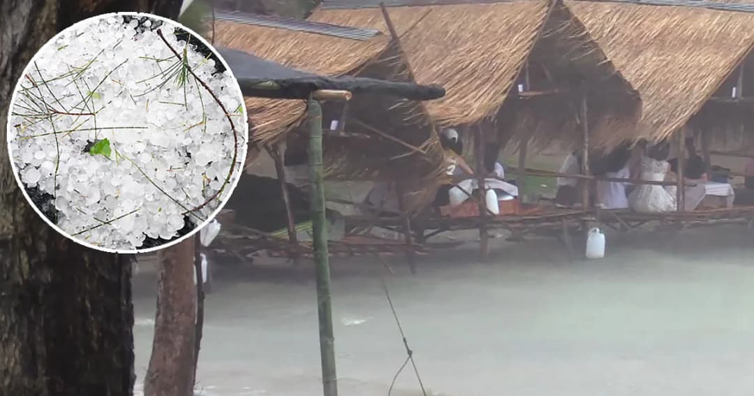 พายุฤดูร้อนกระหน่ำ ‘เชียงใหม่’ ลูกเห็บตกบางพื้นที่