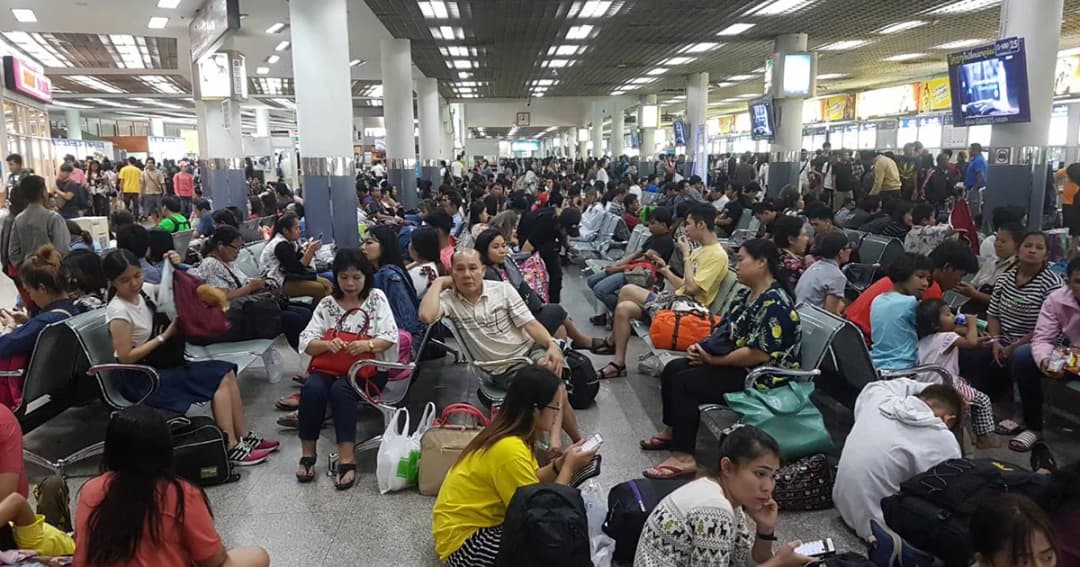 บขส. มั่นใจระบายผู้โดยสารกลับภูมิลำเนาได้หมดในคืนนี้