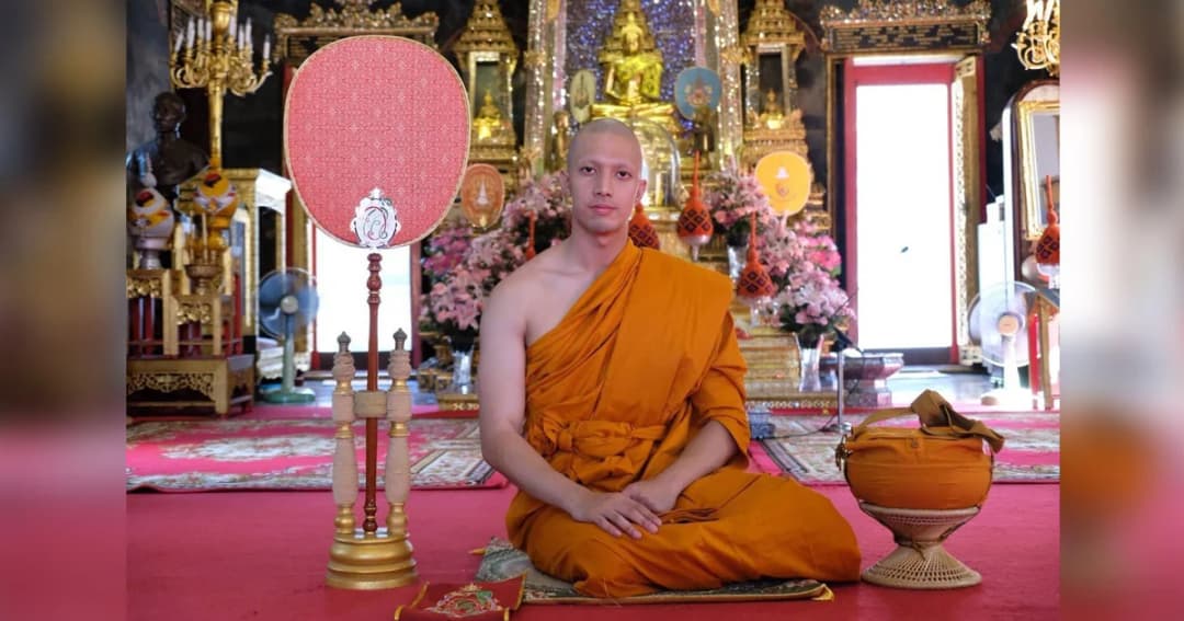 “กั้ง วรกร” บวชทดแทนคุณพ่อแม่ ได้ฉายา “พระอาภากโร”