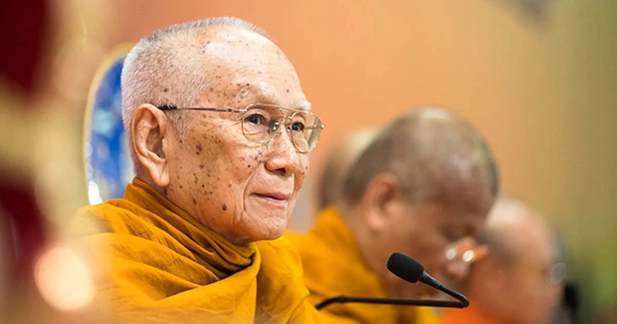 สมเด็จพระสังฆราช ประทานพรปีใหม่ไทย 13 เมษายน 2561