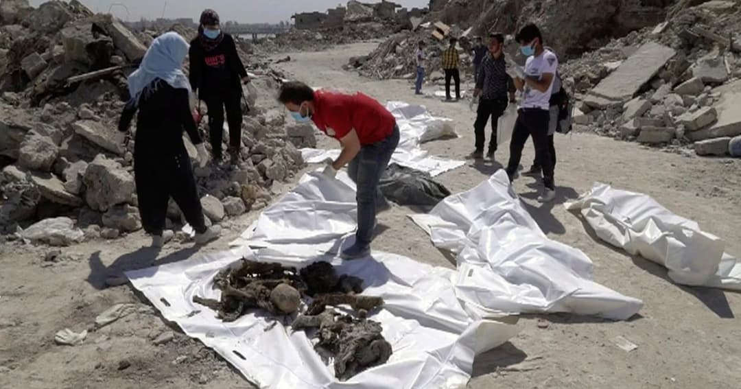 อิรักฝังศพนักรบไอเอสนับพันศพ หลังยึดเมืองคืนสำเร็จ