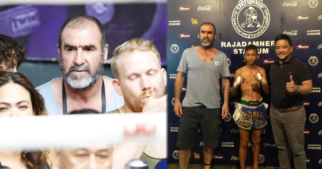 “เดอะคิงส์” ตำนานแข้งปีศาจแดง ดูมวยไทย ณ เวทีีราชดำเนิน