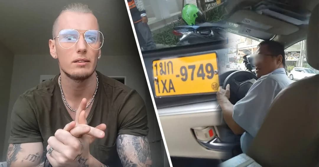 อายไหมล่ะ ? ฝรั่งแฉแท็กซี่โกงเงิน ขอ 500 ไม่ให้ ด่ากลับ “ฝรั่งขี้เหนียว”