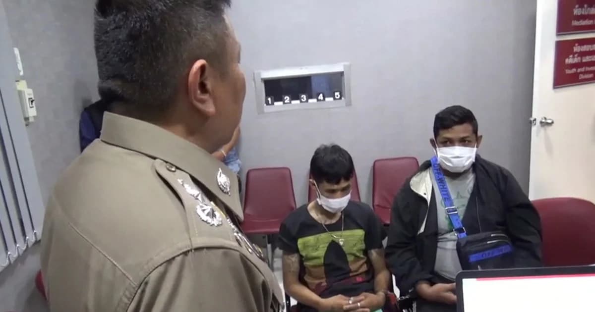 ตำรวจรวบ 2 โจรหนุ่ม ฉกเงินลุงร้านชำและแม่ค้ากาแฟ