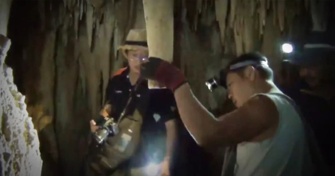 ขึ้นป้าย ! ห้ามเข้าถ้ำเขานาพรุ หลังมือดีขโมยตัดหินงอกหินย้อย