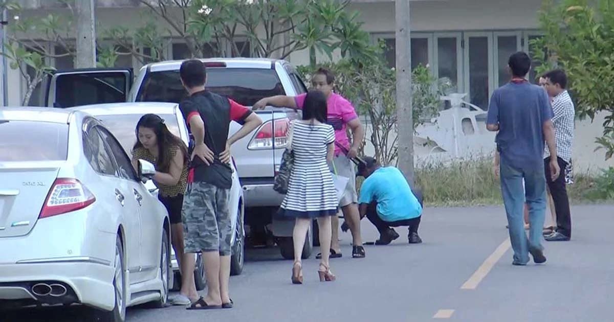 จนท.รพ.สงขลา มึน ! ถูกคนร้ายลอบกรีดยางรถ 20 คัน