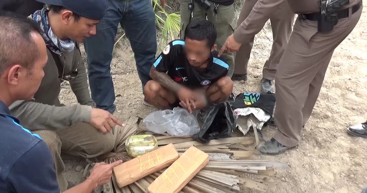 บุกจับ ‘เสืออุ๊’ นักค้ายารายใหญ่ ขณะกบดานกลางทุ่งนา