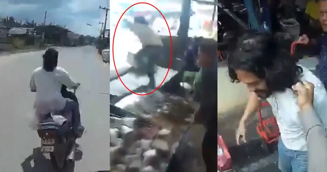 ไล่จับระทึก ! ตร.ล่าหนุ่มต้องสงสัย ซิ่งจยย.หนี ก่อนจนมุมคาตลาด