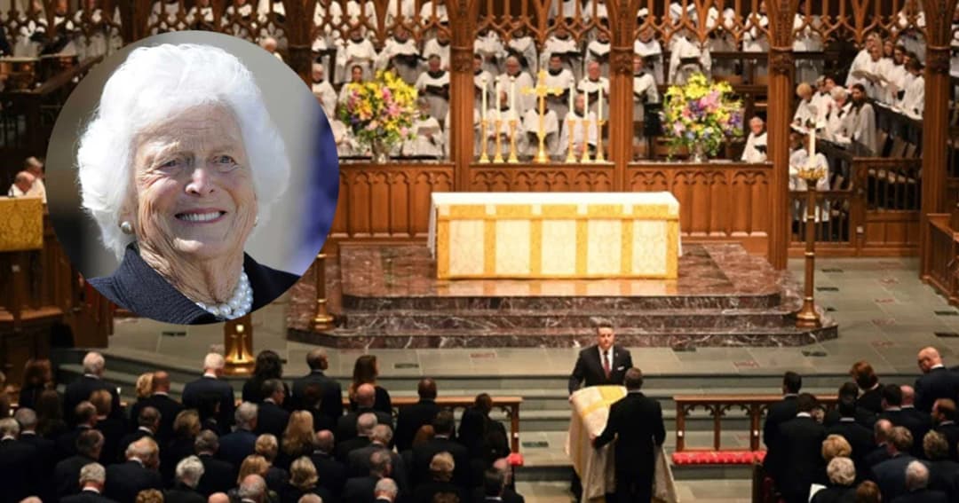 พิธีศพ ‘บาร์บารา บุช’ อดีตสุภาพสตรีหมายเลข 1 แห่งสหรัฐฯ