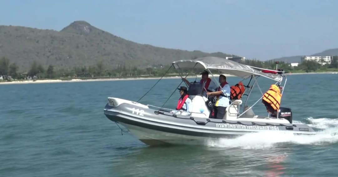 สำรวจเส้นทาง ‘ฉลามหัวบาตร’ เตรียมติดตั้งทุ่นกันฉลาม