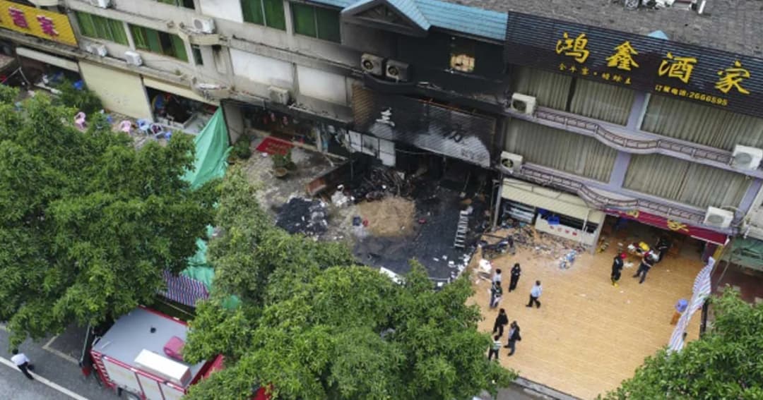 ไฟไหม้ร้านคาราโอเกะที่จีน ดับ 18 ราย