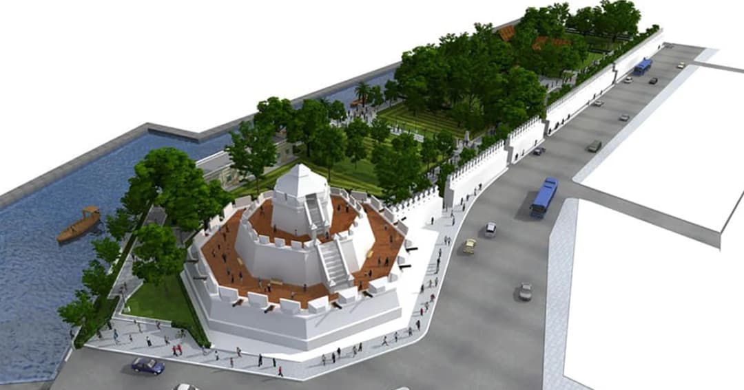 ผู้ว่าฯ อัศวิน โพสต์โมเดลสวนสาธารณะและขอบคุณชาวชุมชนป้อมมหากาฬ