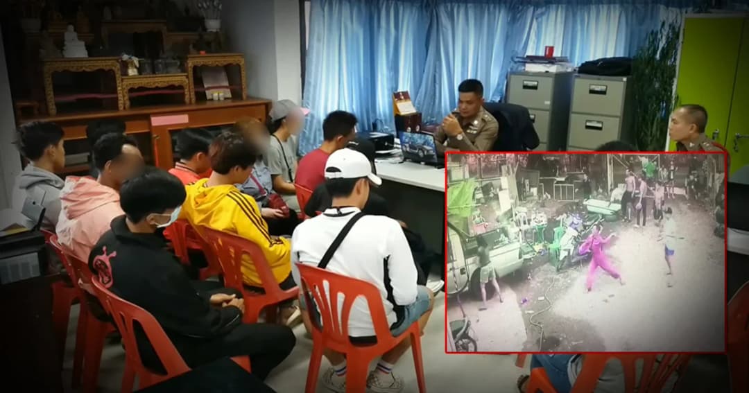 มอบตัวแล้ว ! แก๊งโจ๋บุกปาหินร้านขายของเก่า สารภาพเข้าใจผิดคิดว่าเป็นคู่อริ