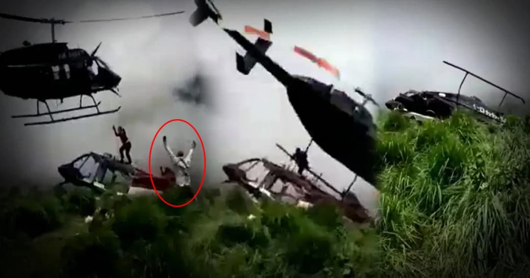 หนุ่มรอดตาย ฮ.ตก เคราะห์ร้าย ! โดนใบพัด ฮ.กู้ ภัยปั่นดับ ขณะบินเข้าช่วย