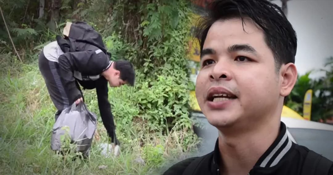ทำเพื่อเด็กๆ “ครูโต้ง” เดินเท้าเก็บขยะ ระดมทุนช่วย รร.ชายแดนไทย-ลาว