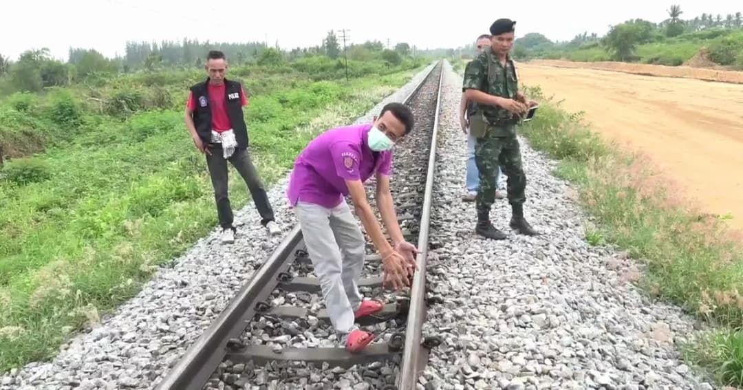 สารภาพ! วางเหล็กขวางทางรถไฟมาแล้ว 5 ครั้ง เผยไม่ได้หวังให้ตกราง