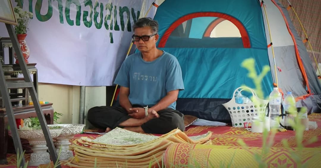 “นิคม พุทธา” อดอาหารวันที่ 3 หน้าศาลอุทธรณ์ภาค 5 ย้ำไม่กดดันนายกฯ