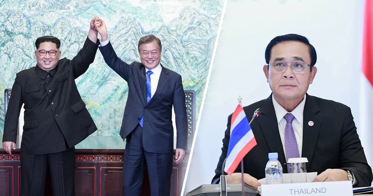 ไทยยินดี ‘คิม’ จับมือ ‘มุน’ แก้ไขปัญหาคาบสมุทรเกาหลี