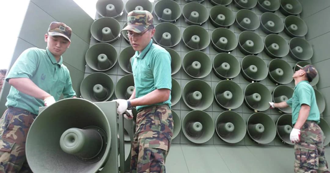 ‘โสมขาว’ กระชับมิตร ‘โสมแดง’ สั่งรื้อลำโพงโฆษณาชวนเชื่อแล้ว