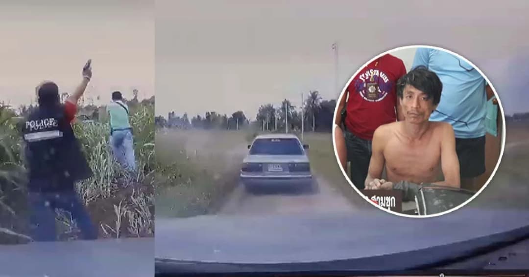 เปิดคลิปตร.สามชุก ไล่ยิงสนั่นล่า “อ้วน สามชุก” เอเย่นต์ค้ายา