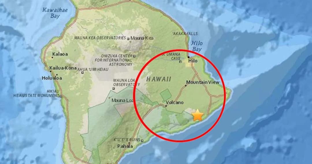 แผ่นดินไหว 6.9 ที่ฮาวาย! อพยพปชช.หนีภูเขาไฟคีลาเว