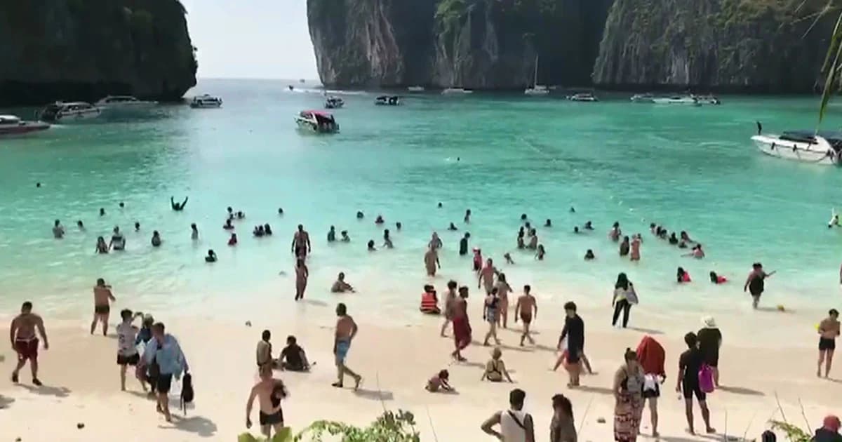 แห่เที่ยว ! อ่าวมาหยา-เกาะพีพี ก่อนประกาศปิดฟื้นฟู 1 มิ.ย. นี้