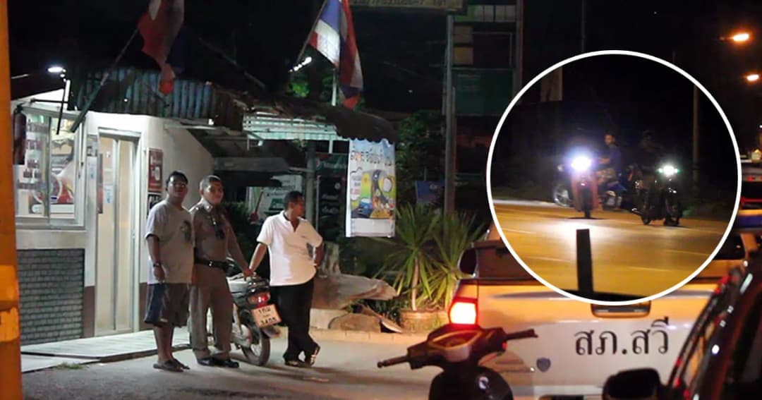 แก๊งเด็กแว้นเย้ย ตร.ชุมพร ประลองความเร็วต่อหน้าต่อตา จนท.