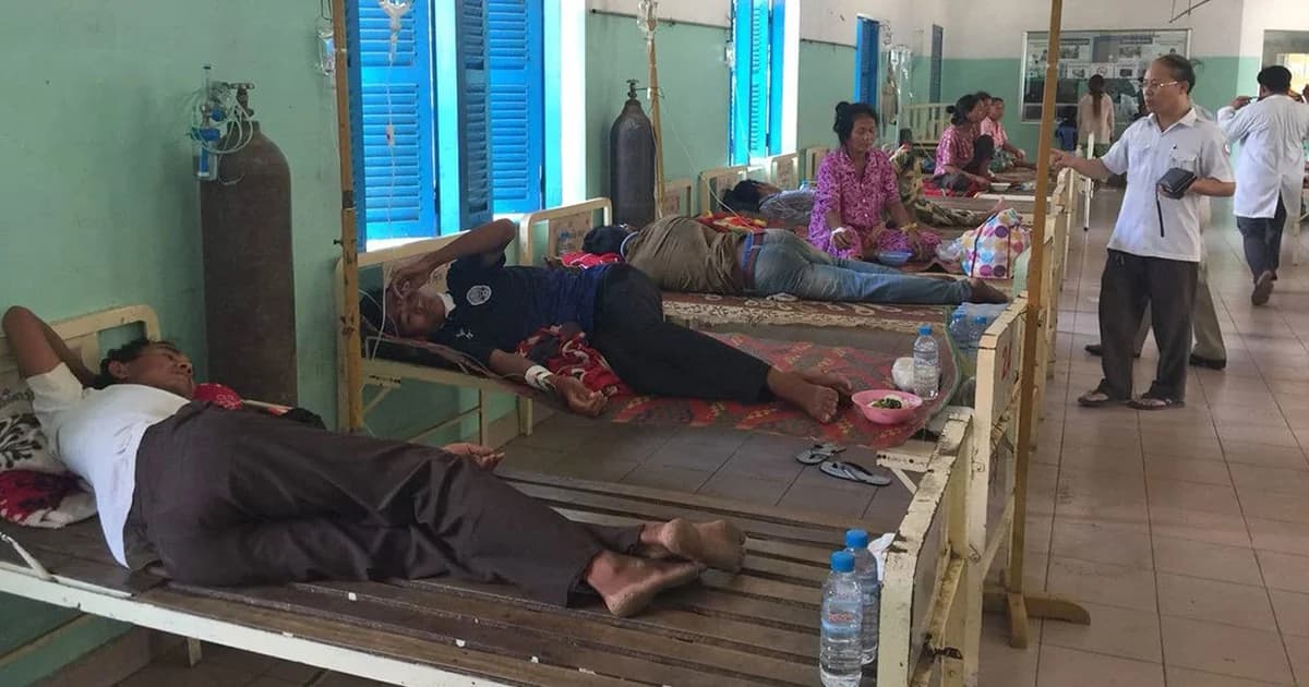 สลด! ชาวกัมพูชาดื่มน้ำปนเปื้อนยาฆ่าแมลง ดับ 10 ป่วยนับร้อย