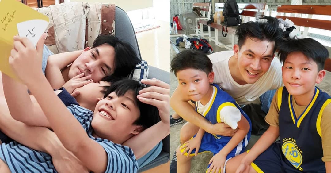 ‘หน่อย บุษกร’ โพสต์ภาพสามหนุ่มสุดหล่อแห่งบ้านวงศ์พัวพัน