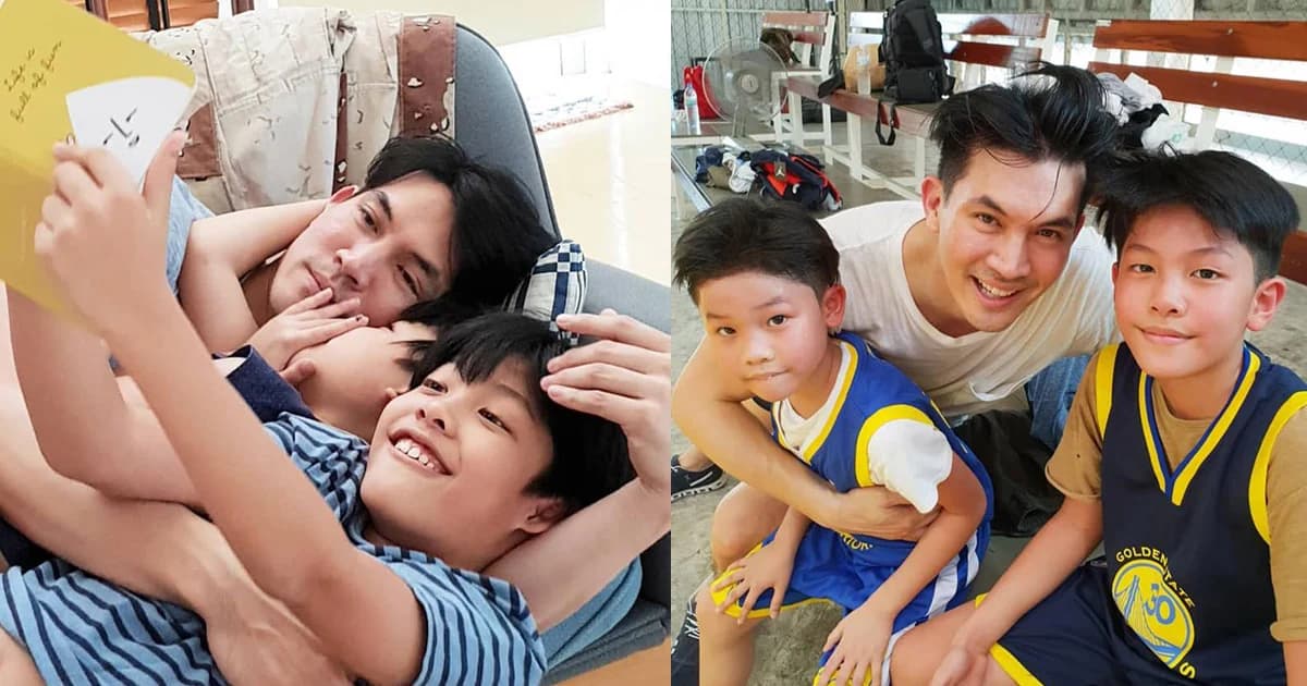 ‘หน่อย บุษกร’ โพสต์ภาพสามหนุ่มสุดหล่อแห่งบ้านวงศ์พัวพัน