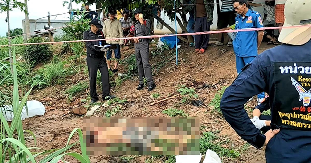 ล่าลูกเขยโหด ใช้จอบตีหัวพ่อตา แล้วใช้ปืนจ่อยิงซ้ำ ดับคาที่