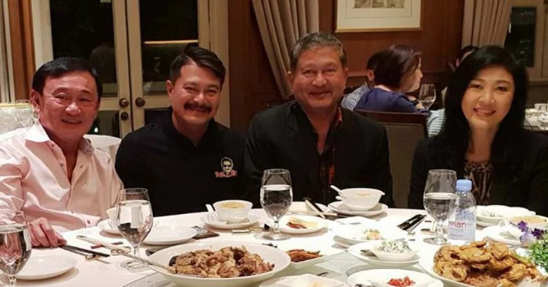 พ่อลูกอยู่บำรุง ร่วมเฟรม ทักษิณ-ยิ่งลักษณ์! กกต.เตือน ล่อแหลม