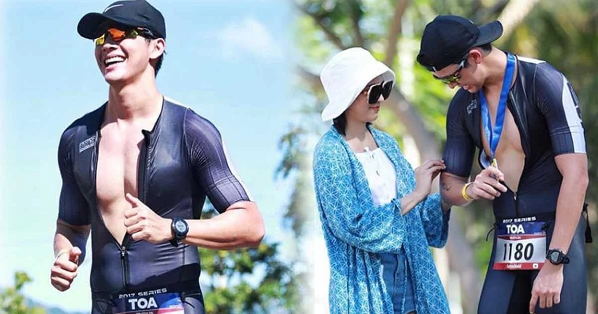 “ดีเจ พุฒ” เปิดภาพฟิตทุกสัดส่วน หลังลงแข่งไตรกีฬาครั้งแรก “จุ๋ย” หวานใจดูแลไม่ห่าง