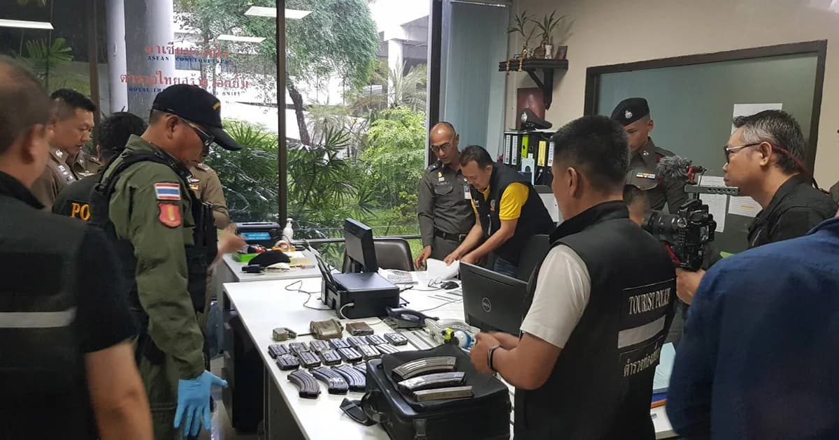 ระทึก! ดอนเมือง รวบหนุ่มญี่ปุ่นพกชิ้นส่วนระเบิด-ซองกระสุน M 16 คาสนามบิน