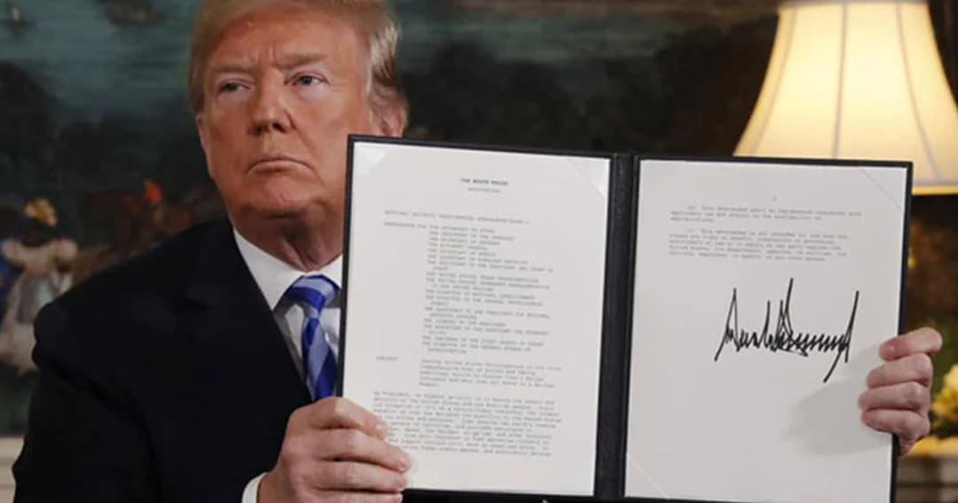 อียูซัดทรัมป์ ทิ้งข้อตกลงนิวเคลียร์อิหร่าน ชี้หักหลังชาติพันธมิตร