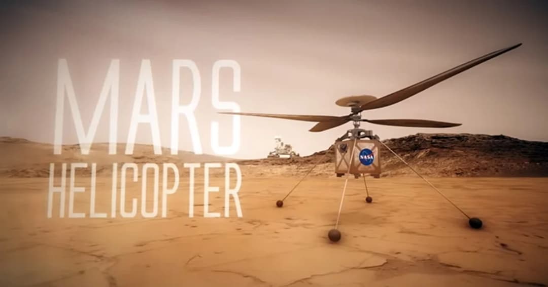 ‘Mars Helicopter’ เฮลิคอปเตอร์ลำจิ๋ว ที่ NASA ส่งไปบินบนดาวอังคาร