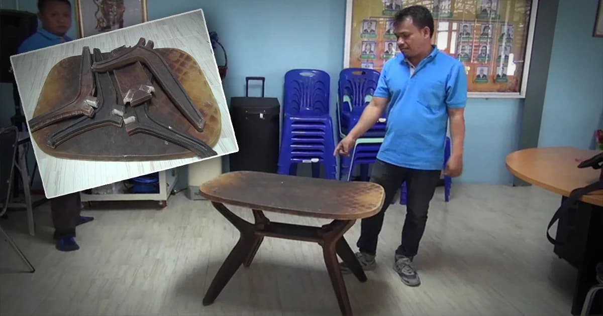 ไอเดียสร้างเงิน ! แปรรูปยางพาราแผ่นรมควันเป็นเฟอร์นิเจอร์