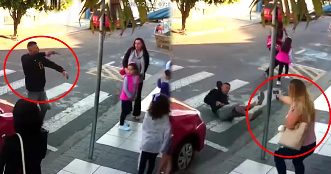 โจรปล้นหน้าโรงเรียนบราซิล เจอ ตร.หญิงนอกเครื่องแบบยิงสวนดับ