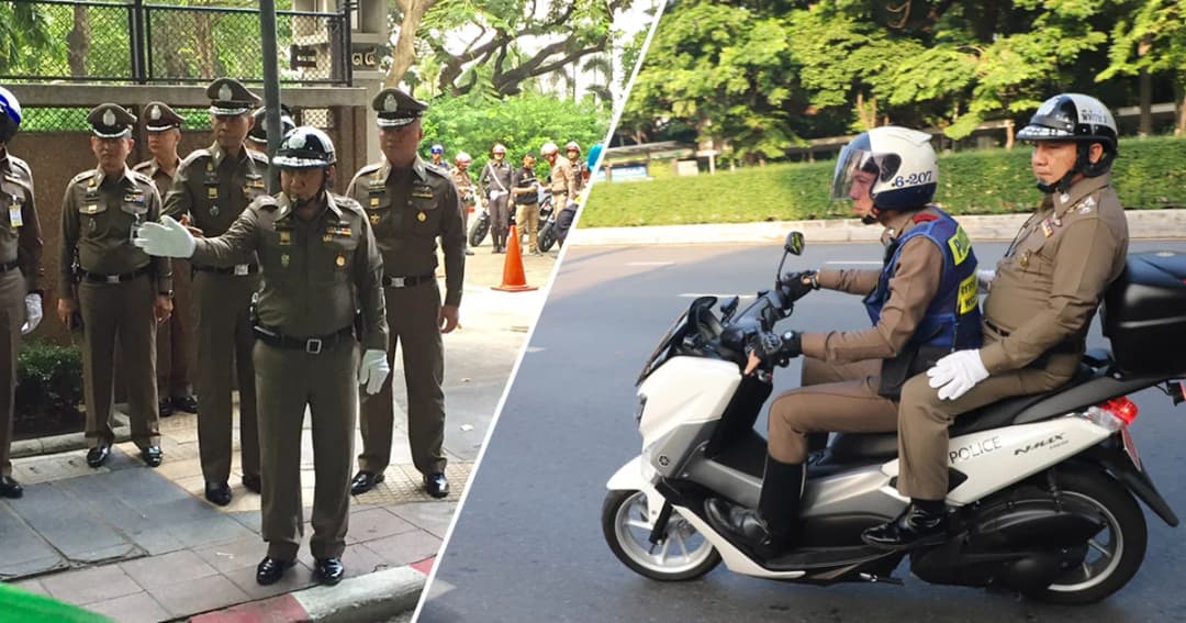 ‘ศรีวราห์’ ลุยเอง! ตรวจจราจรเปิดเทอมวันแรก ภาพรวมดี