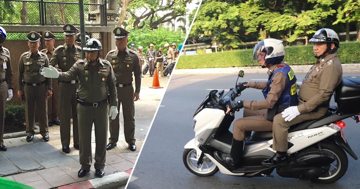 ‘ศรีวราห์’ ลุยเอง! ตรวจจราจรเปิดเทอมวันแรก ภาพรวมดี