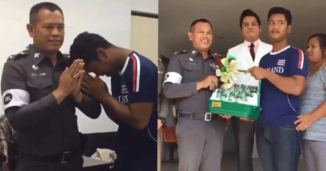 เปิดคลิปสำนึกผิด! ครอบครัวหัวร้อนขอโทษตำรวจ ชาวบ้านตะโกนไล่